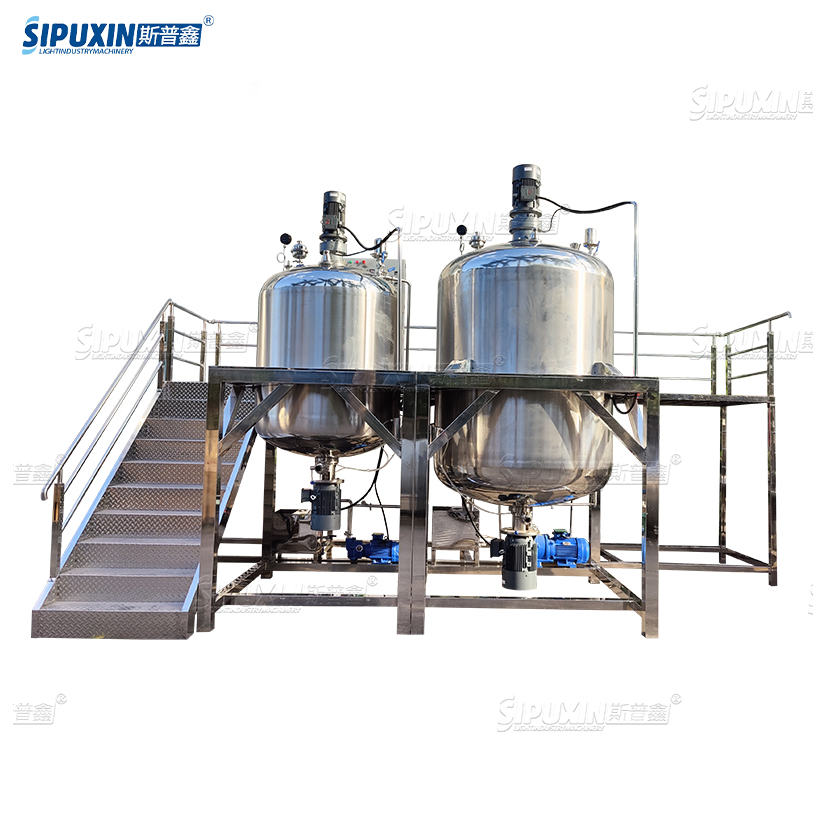 Sipuxin New Vacuum Homogenizer Emulsifier Chemical Mixer For Liquid Products